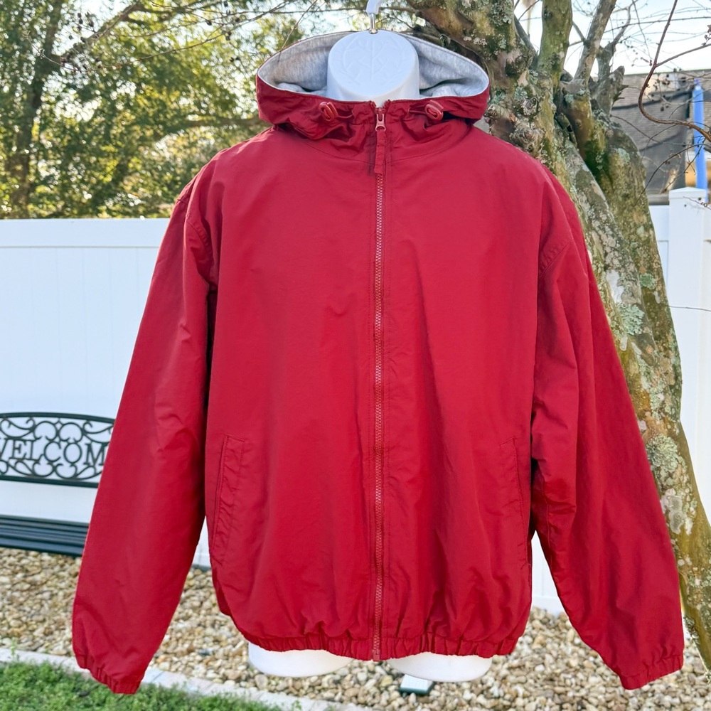 RedHead Red Hooded Jacket Windbreaker – Men’s Large
